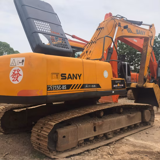 21 Ton Used Secondhand Sany Sy215c-9 Hydraulic Crawler Track Construction Machinery Equipment Backhoe Excavadora Usada Excavatrice Excavator Excavators