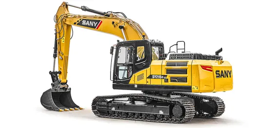 High Performance Used Excavator Sany Sy215c 22ton Heavy Duty Large Bagger Crawler Hydraulic Excavator for Sale