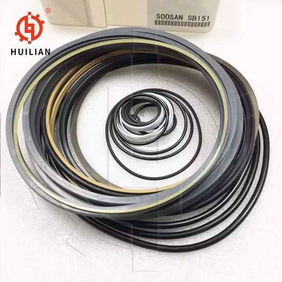 Hydraulic Breaker Soosan Hammer Spare Parts Rubber Repair Oil Kit Sb121 Sb131 Seal Kit