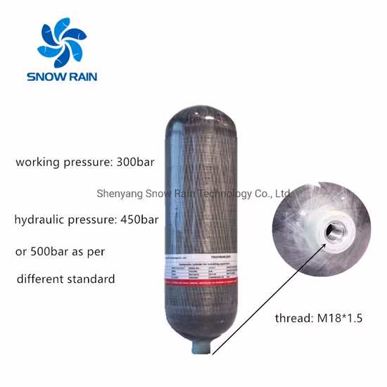 Manufacturer Direct Sale Promotion Popular High Pressure Seamless 0.35~50L Aluminum CO2 Gas Cylinder
