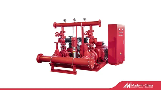 Pompa antincendio diesel Jockey elettrica del sistema antincendio Edj del produttore cinese approvato UL/FM, pacchetto pompa antincendio elencato UL, pompa antincendio elencata UL, pompa antincendio elencata Nfpa