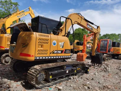 Escavatore di seconda mano usato Sany 75c in buone condizioni e prezzo ragionevole in vendita