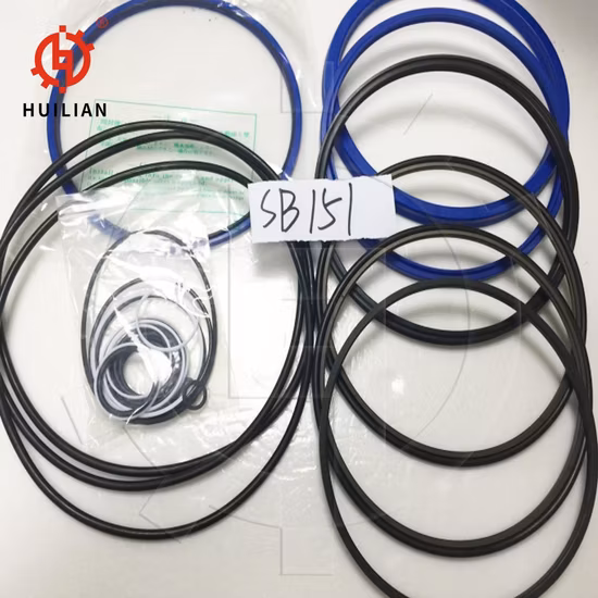 Kit di guarnizioni in gomma per pezzi di ricambio per martello Soosan per martello idraulico Sb121 Sb131