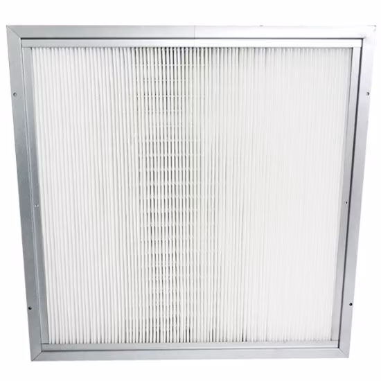 Purificatore d'aria del pannello HEPA della fibra di vetro di prezzi all'ingrosso della Cina per HVAC Cleanrrom